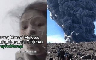 Viral! Video Erupsi Gunung di Indonesia Trending YouTube dan Instagram Reel